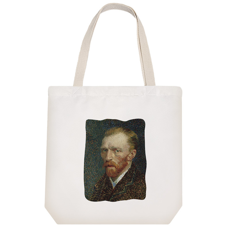 ساک خرید خندالو طرح سلف پرتره ونگوگ کد 715