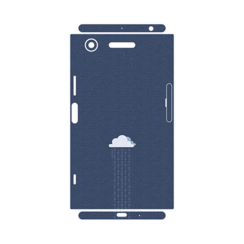برچسب پوششی ماهوت مدل Minimal Data Cloud-FullSkin مناسب برای گوشی موبایل سونی Xperia XZ1