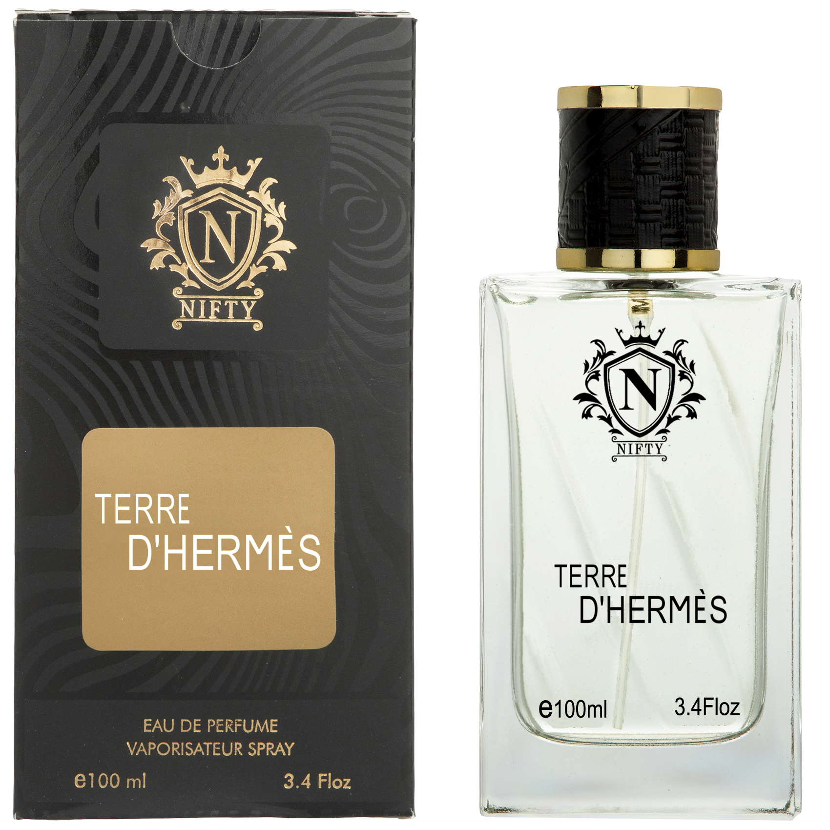 ادو پرفیوم مردانه نیفتی مدل TERRE D HERMES حجم 100 میلی لیتر