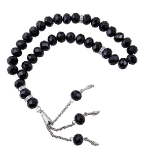 تسبیح مدل 33 دانه کریستالی سر تسبیح زنجیری کد T_163