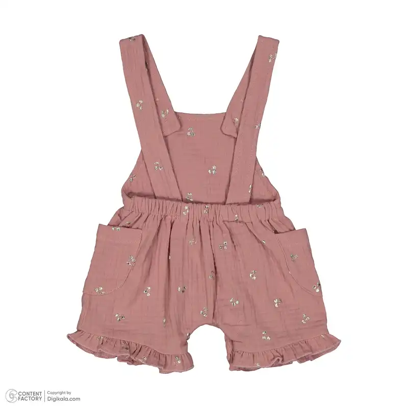 ست 3 تکه لباس نوزادی ایندیگو مدل 13160 رنگ صورتی