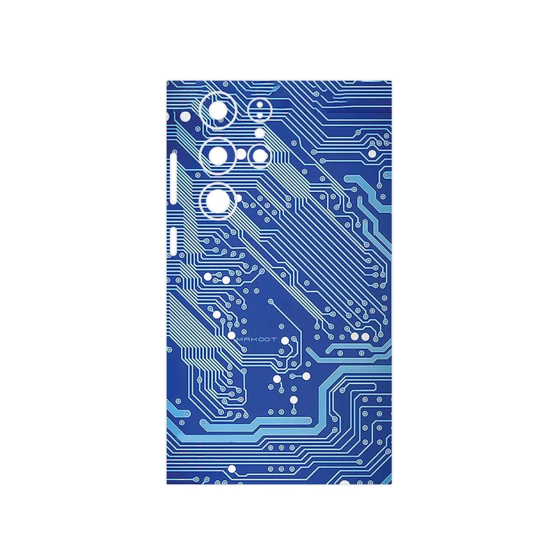 برچسب پوششی ماهوت مدل Blue_Printed_Circuit_Board مناسب برای گوشی موبایل سامسونگ Galaxy S23 Ultra