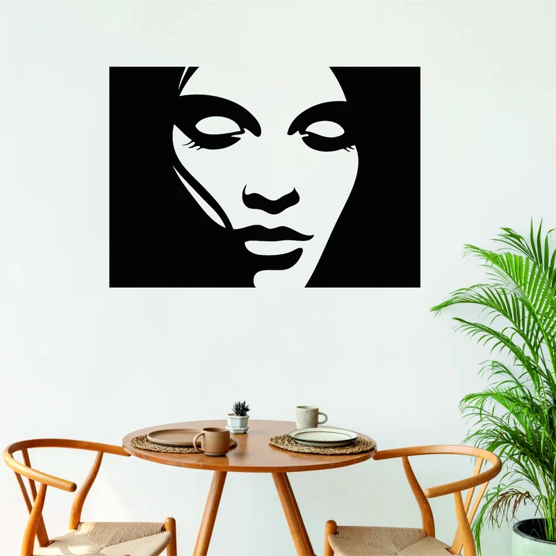 استیکر مدل چوبی دختر کد T613 مجموعه 3 عددی