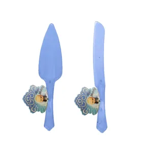 کارد و کفگیر سرو کیک مستر تم طرح بچه رییس بسته 2 عددی