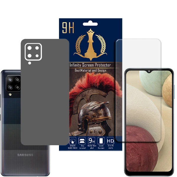 برچسب پوششی اینفینیتی مدل PRO MAX مناسب برای گوشی موبایل سامسونگ Galaxy A42 به همراه محافظ صفحه نمایش