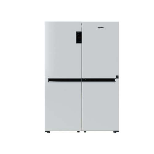 یخچال فریزر دوقلو 36 فوت دیپوینت مدل MasterPro-NRD15 S با ارتفاع 1800، پهنای 1200 و عمق 63 سانتی متر، میزان مصرف انرژی A+، دارای 5 طبقه در یخچال و 7 طبقه در فریزر، دارای سیستم نوفراست