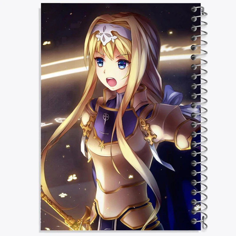 دفتر نت موسیقی 50 برگ خندالو مدل آلیس ساما انیمه هنر شمشیر زنی آنلاین کد 12079