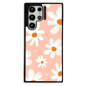AKAM AMCWSGS22U-FLOWERS18 Cover For Samsung Galaxy S21 Ultra