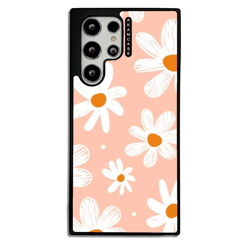 کاور آکام مدل AMCWSGS22U-FLOWERS18 مناسب برای گوشی موبایل سامسونگ Galaxy S22 Ultra