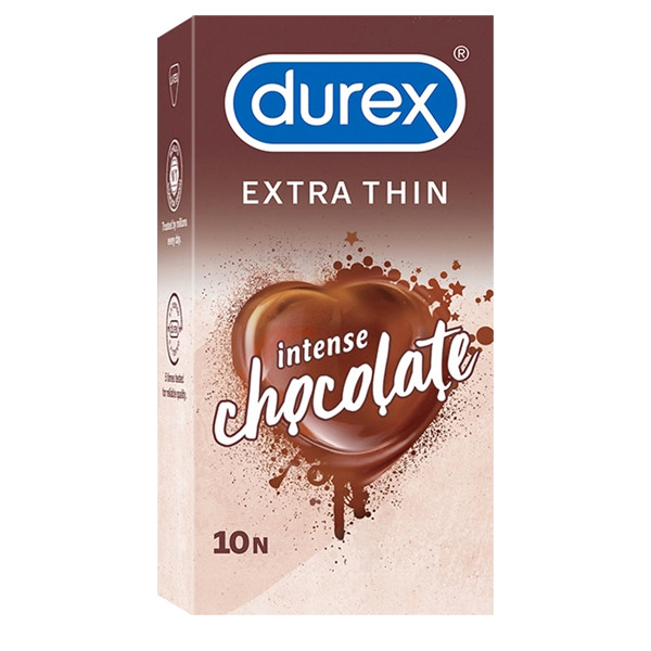 کاندوم دورکس مدل Extra Thin intense chocolate بسته 10 عددی