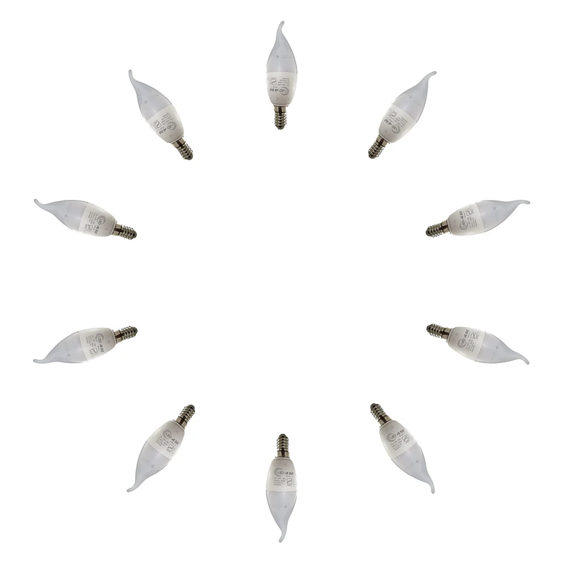 لامپ ال ای دی 7 وات فور ام مدل اشکی پایه E14 مجموعه 10 عددی 