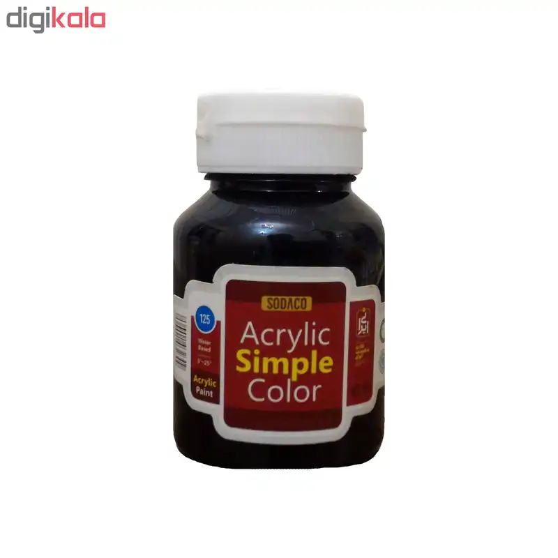 رنگ اکریلیک سوداکو مدل Simple حجم 125 میلی لیتر