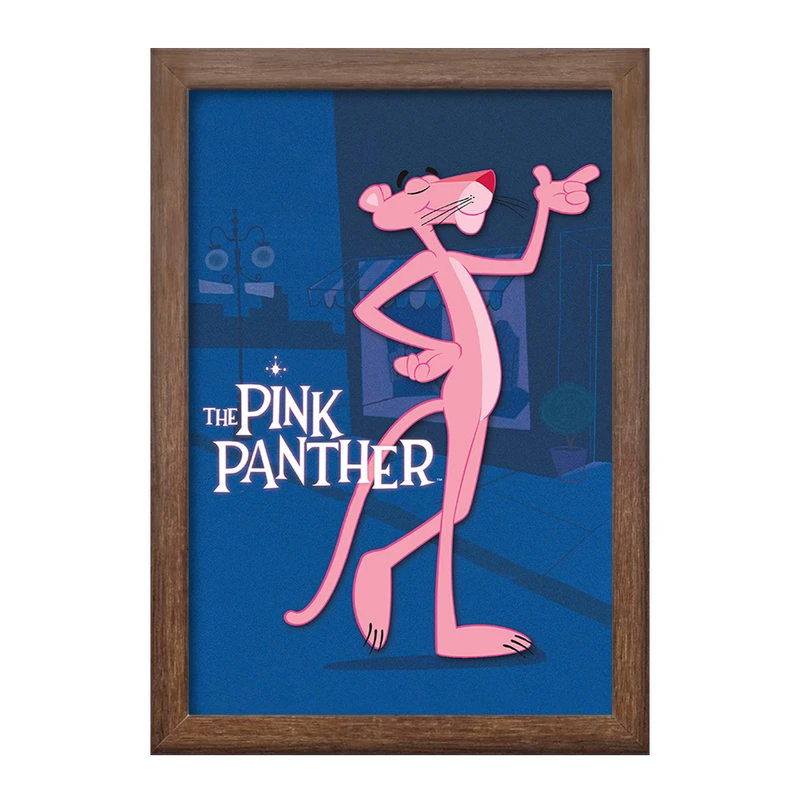 تابلو خندالو طرح پلنگ صورتی Pink Panther  کد 1405