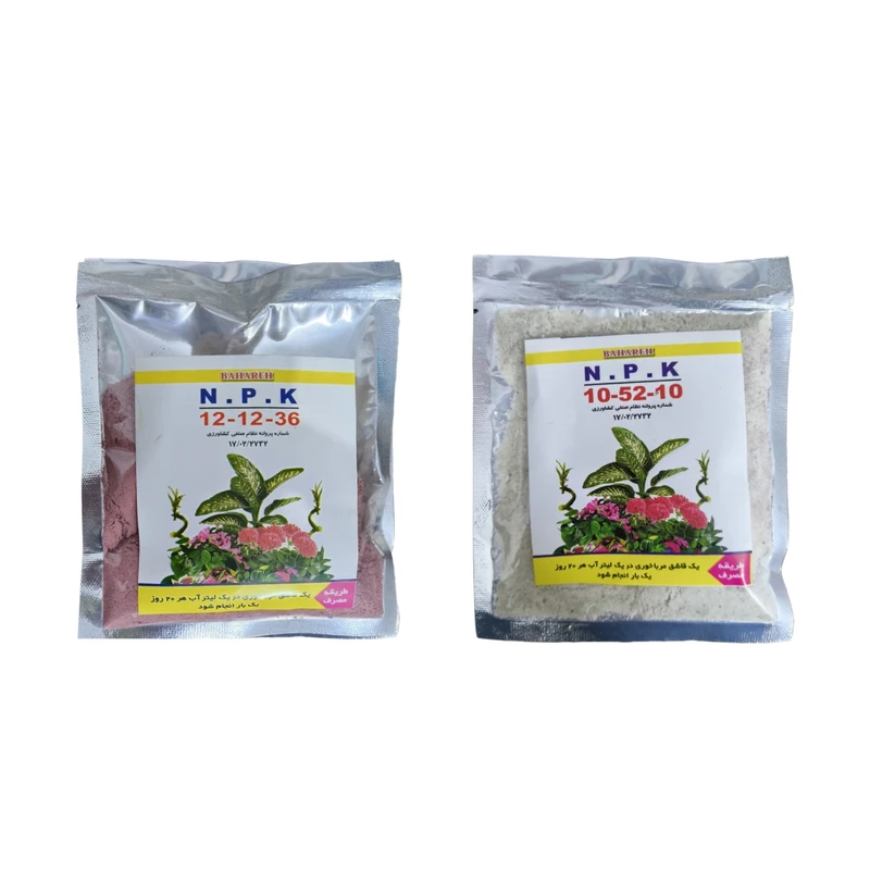 پک کود پودری رویش بهاران  مدل m 12-10 بسته دو عددی