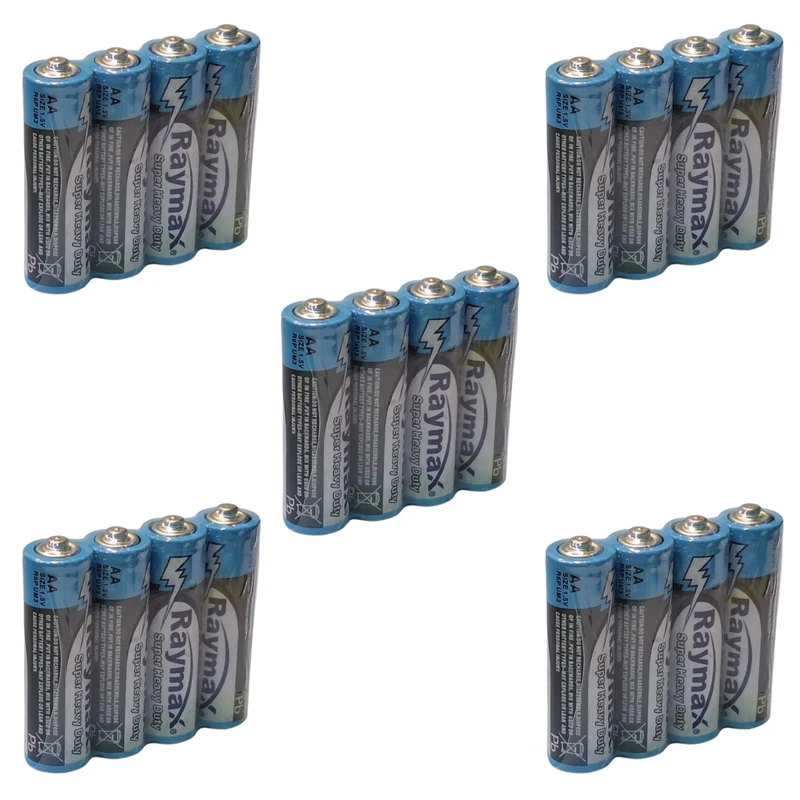 باتری قلمی رایمکس مدل SUPER HEAVY DUTY بسته 20 عددی