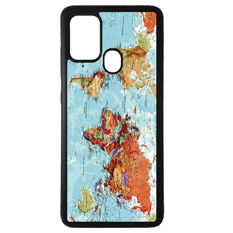 کاور طرح نقشه جهان کد 1146 مناسب برای گوشی موبایل سامسونگ galaxy m30s
