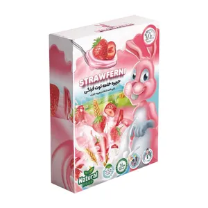 حریره خامه توت فرنگی نیمه آماده نچرال - 240 گرم