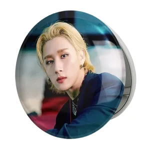 آینه جیبی خندالو طرح آی ام گروه مانستا اکس MONSTA X مدل تاشو کد 21124 