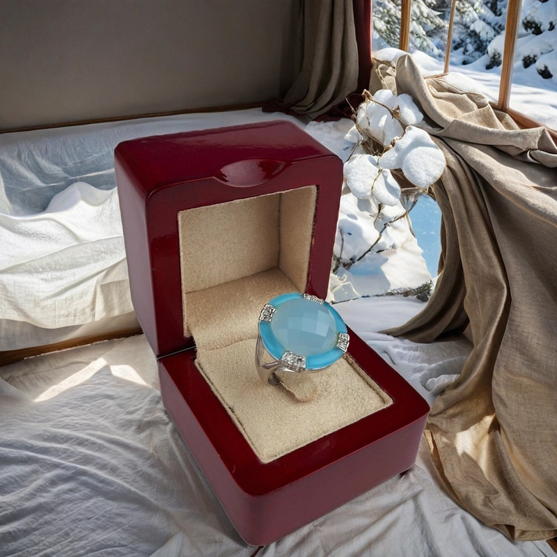 انگشتر نقره زنانه مدل PiArte R105-22 انگشتر نقره زنانه مدل PiArte R105-22