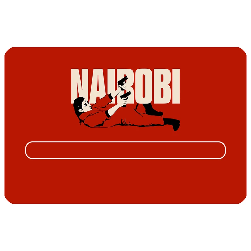 استیکر کارت مدل سریال سرقت پول و نایروبی کد 077