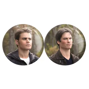 مگنت خندالو مدل دیمون و استفان خاطرات یک خون آشام The Vampire Diaries کد A210 مجموعه 2 عددی