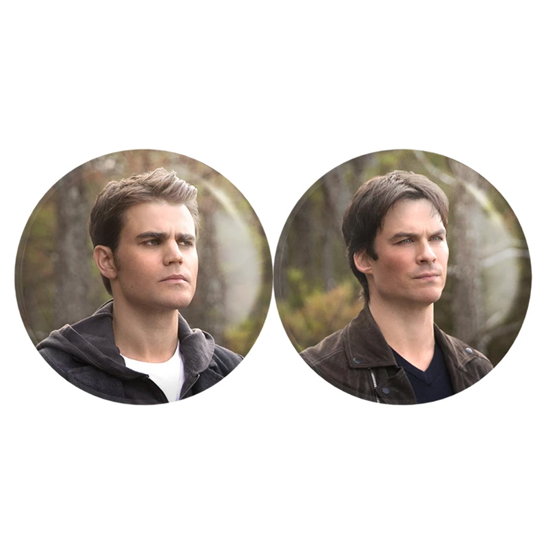 مگنت خندالو مدل دیمون و استفان خاطرات یک خون آشام The Vampire Diaries کد A210 مجموعه 2 عددی