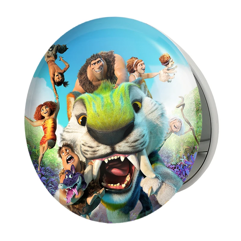 آینه جیبی خندالو طرح غارنشینان عصر جدید مدل تاشو کد 4798 