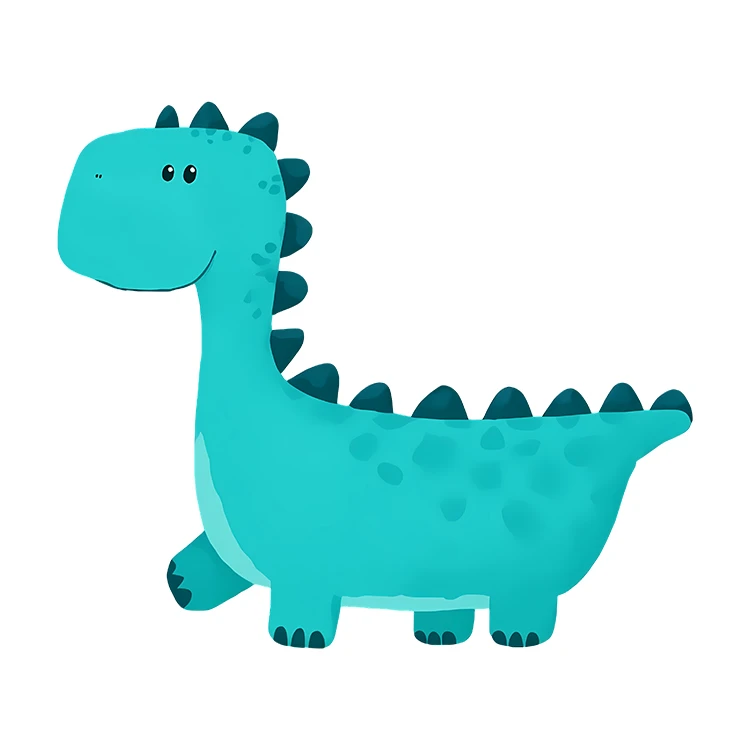 استیکر پارچه و لباس پاد آفرین مدل کارتونی دایناسور کد S5874