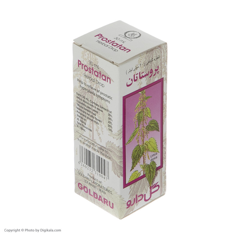 قطره گیاهی پروستاتان گل دارو -30 میلی لیتر