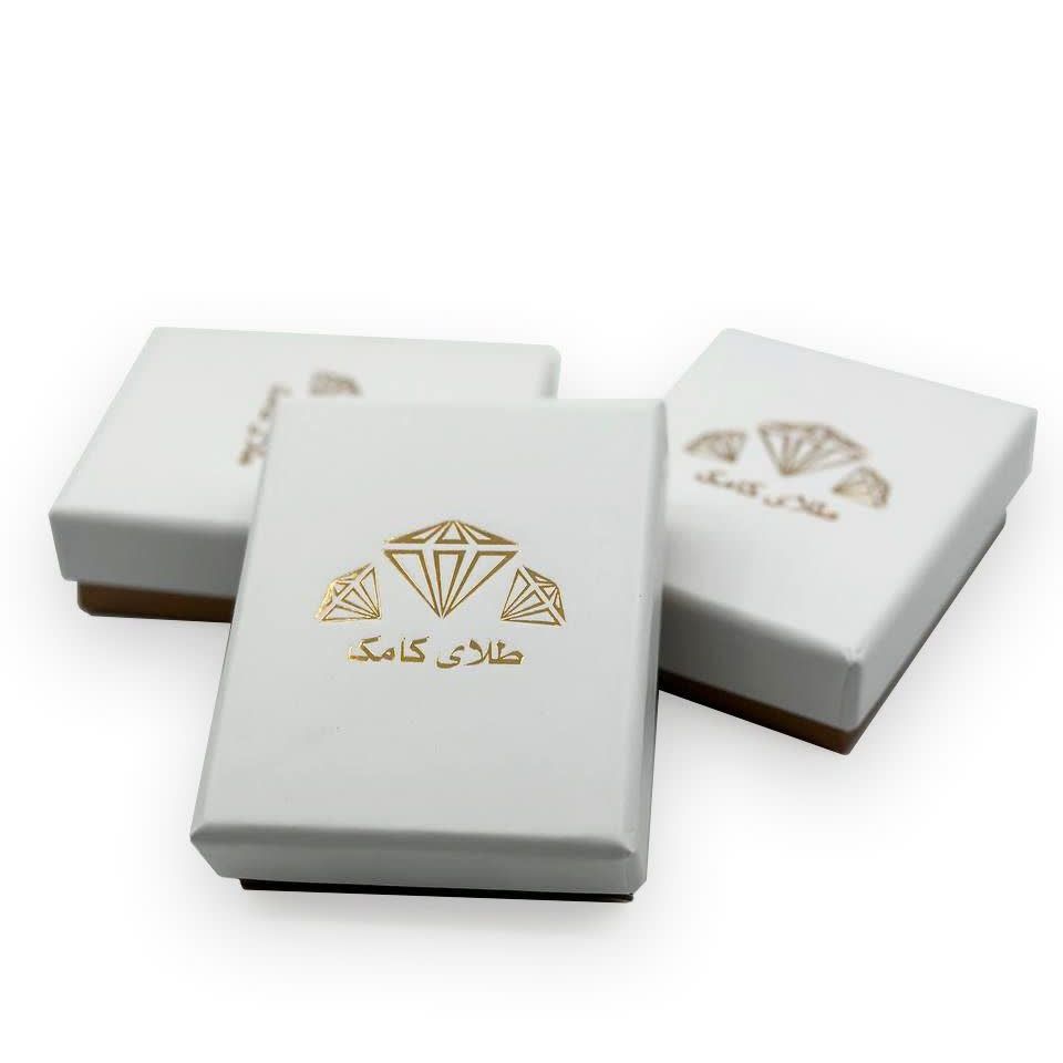 نیم ست طلا 18 عیار زنانه طلای کامک مدل زنجیری - - 4