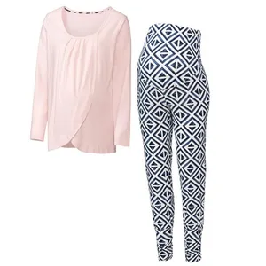 ست شومیز و شلوار بارداری اسمارا مدل MATERNITY PAJAMAS