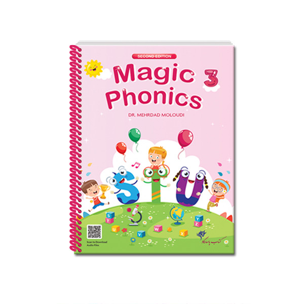 کتاب magic phonics 3 اثر DR. Mehrdad Moloudi انتشارات غزالی