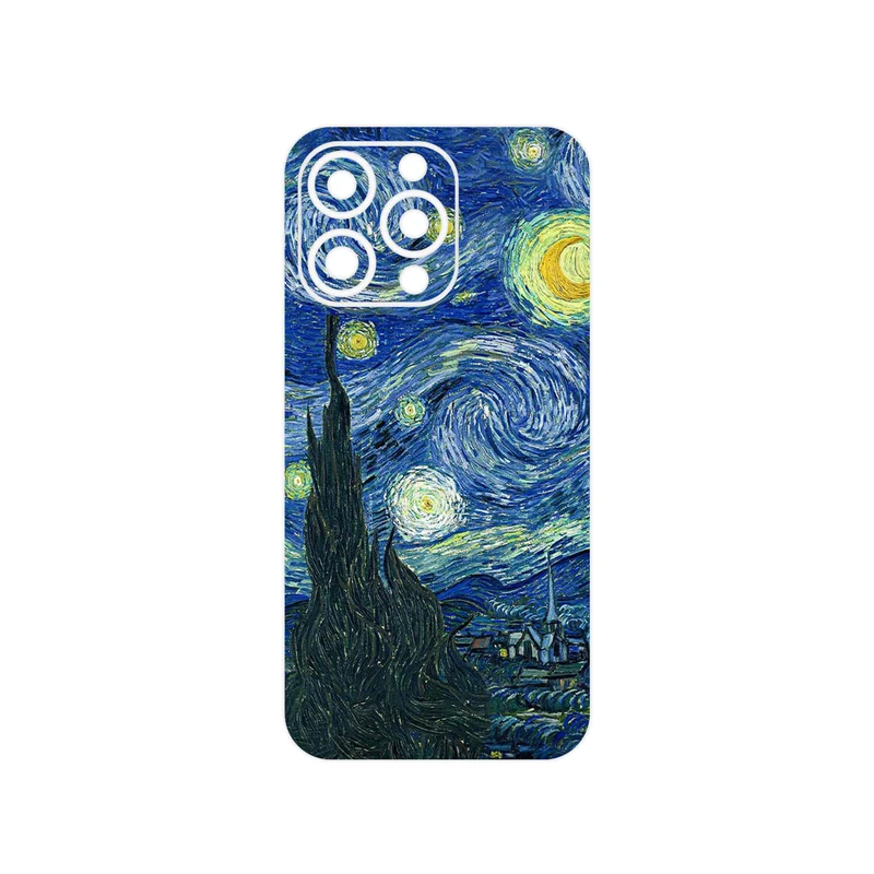 برچسب پوششی ماهوت مدل The Starry Night of van Gogh مناسب برای گوشی موبایل اپل iPhone 13 Pro Max