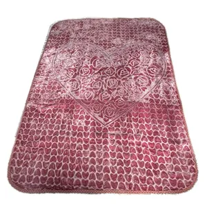 پتو 1 نفر مدل قلبی برجسته سایز 220x160 سانتی‌متر