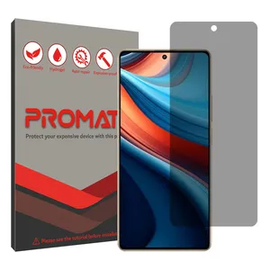 Promate Resistant model Privacy screen protector suitable for Xiaomi Redmi Note 13R Pro mobile phone