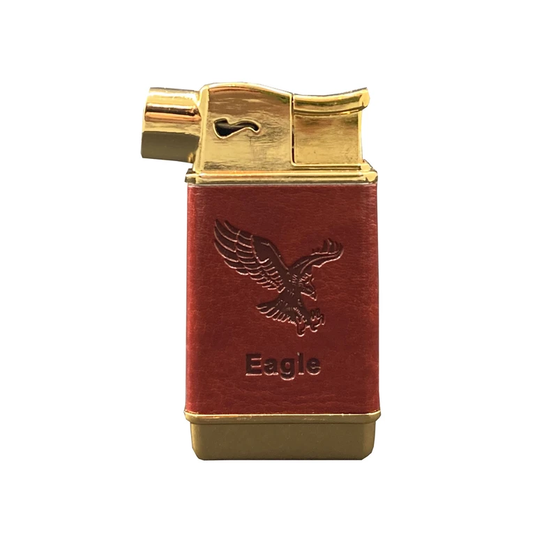 فندک گازی مدل چرمی طرح عقاب کد DKD-1994