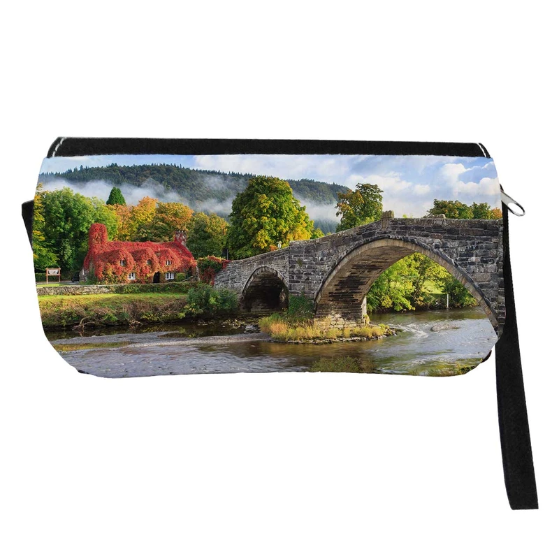 جامدادی طرح منظره پل و رودخانه کد wj244