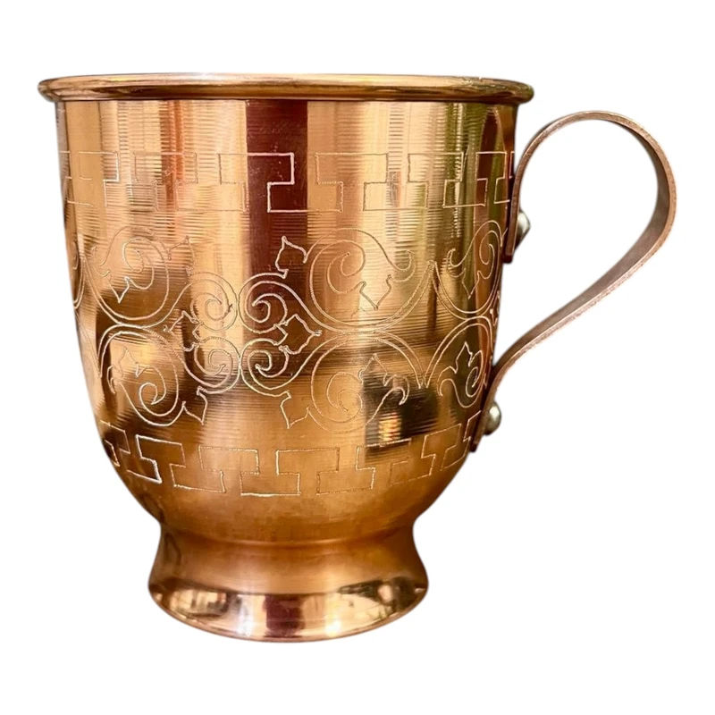 لیوان مسی طرح لیزری مدل زنجان کد 86