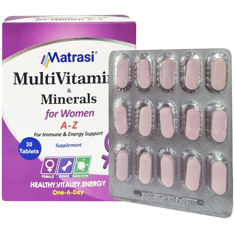 کپسول مولتی ویتامین مینرال مخصوص خانم ها ماتراسی بسته 30 عددی