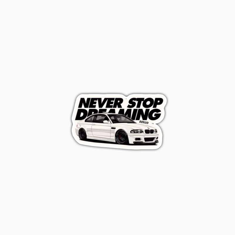 استیکر لپ تاپ و موبایل بووم طرح ماشین مدل BMW M3 کد UV000