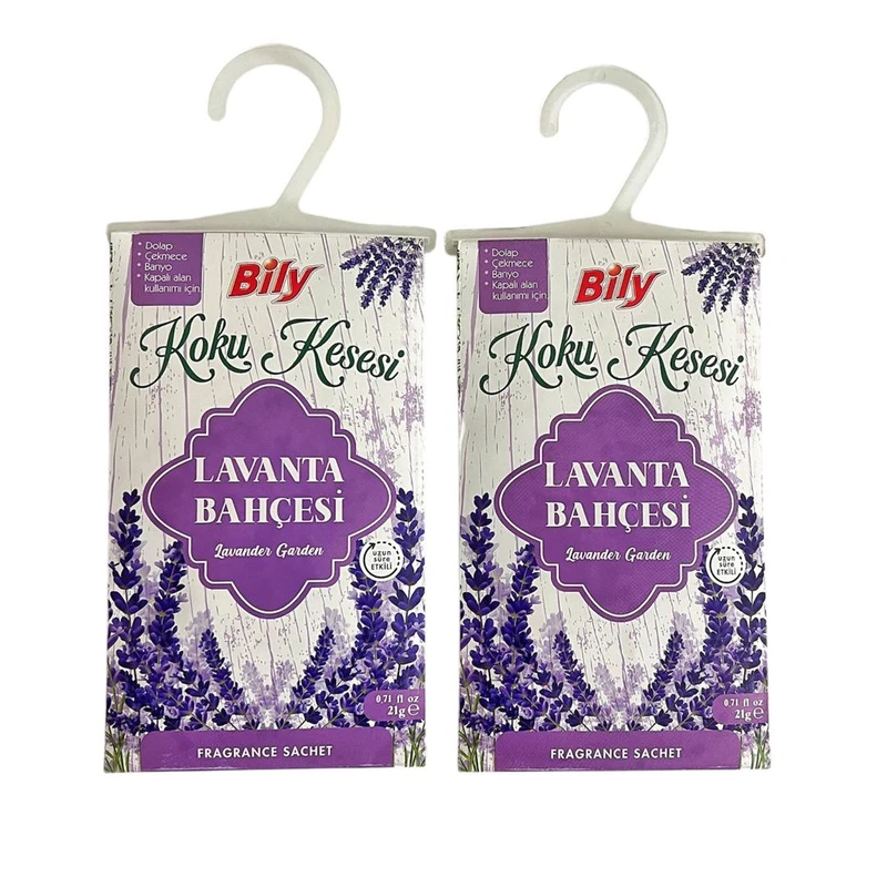خوشبوکننده و ضد بید کمد لباس بیلی مدل Lavander حجم 210 میلی لیتر بسته دو عددی