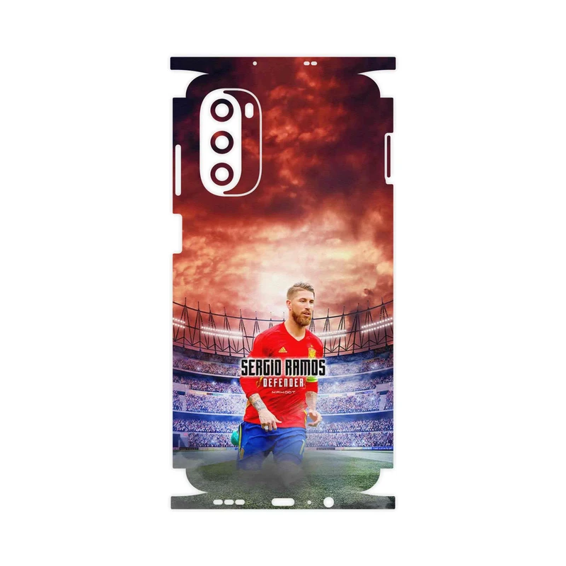برچسب پوششی ماهوت مدل Sergio Ramos-FullSkin مناسب برای گوشی موبایل موتورولا Moto G52