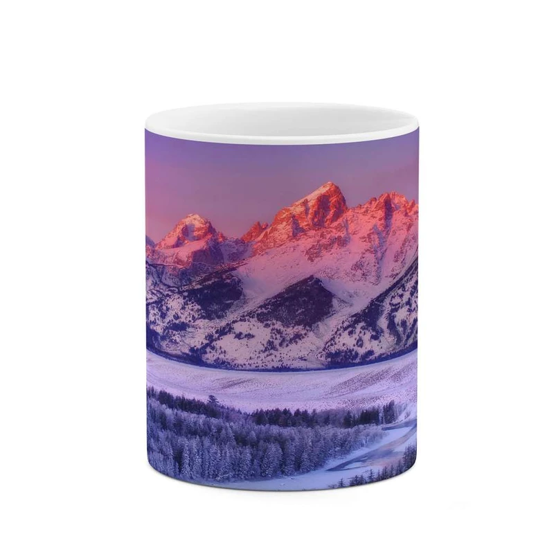 ماگ کاکتی مدل منظره برفی کد mgh14937