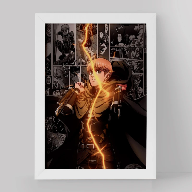 تابلو خندالو مدل آرمین آرلرت انیمه اتک آن تایتان کد 10998