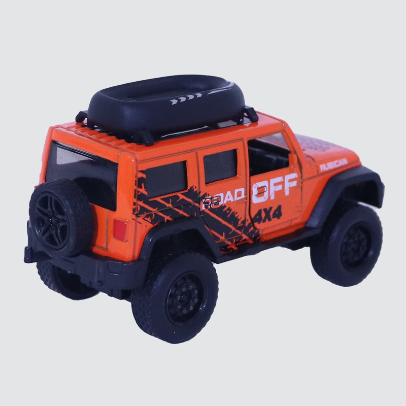 ماشین بازی مدل فلزی طرح FJ cruiser قایق دار