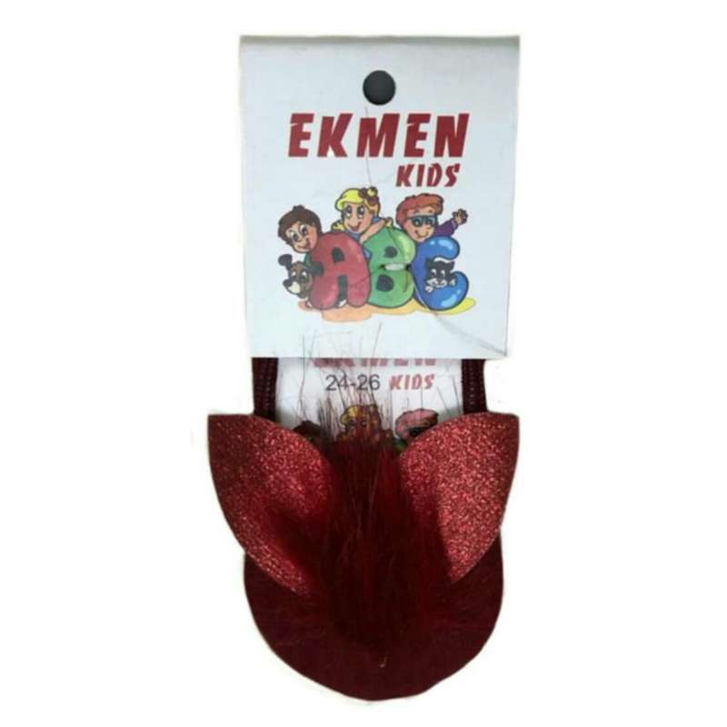 پاپوش دخترانه مدل پوم پوم خرگوشی کد 03