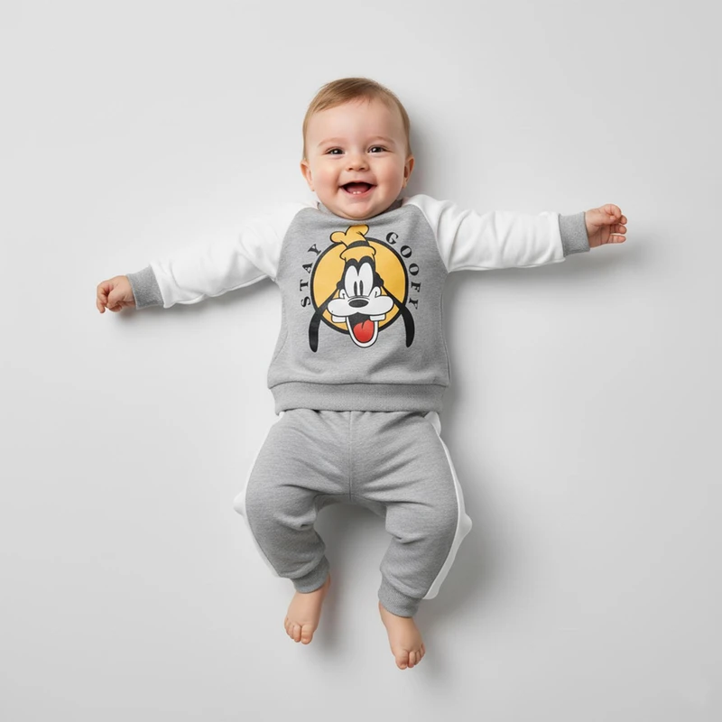 ست تی شرت و شلوار پسرانه فیورلا مدل گوفی