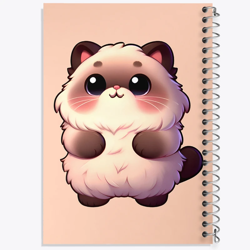 دفتر لیست خرید 50 برگ خندالو طرح گربه کیوت کد F7752