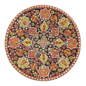 بشقاب میناکاری کد 021