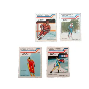 تمبر یادگاری مدل ورزشی کد bc-1675 مجموعه 4 عددی